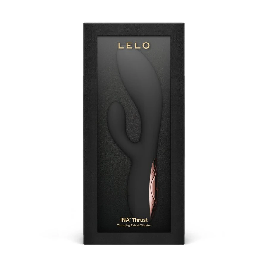 LELO - INA THRUST RABBIT THRUSTING VIBRATOR BLACK